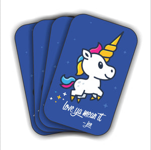 2X3 SPRINKLES THE UNICORN STICKER