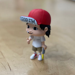 VERSION 1 LIMITED EDITION CUSTOM PVC FIGURINE WITH RED HAT/WHITE SHIRT