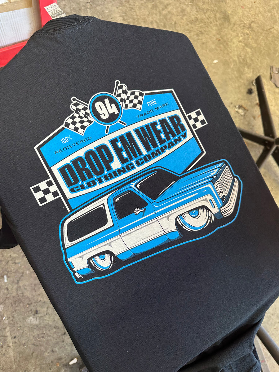 LIMITED EDITION K5 BLAZER in BLUE T-SHIRT – Drop Em wear clothing